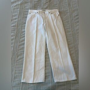 Vintage Polo Jeans Co Saturday Jean White Cropped Denim Women’s 12 / 31